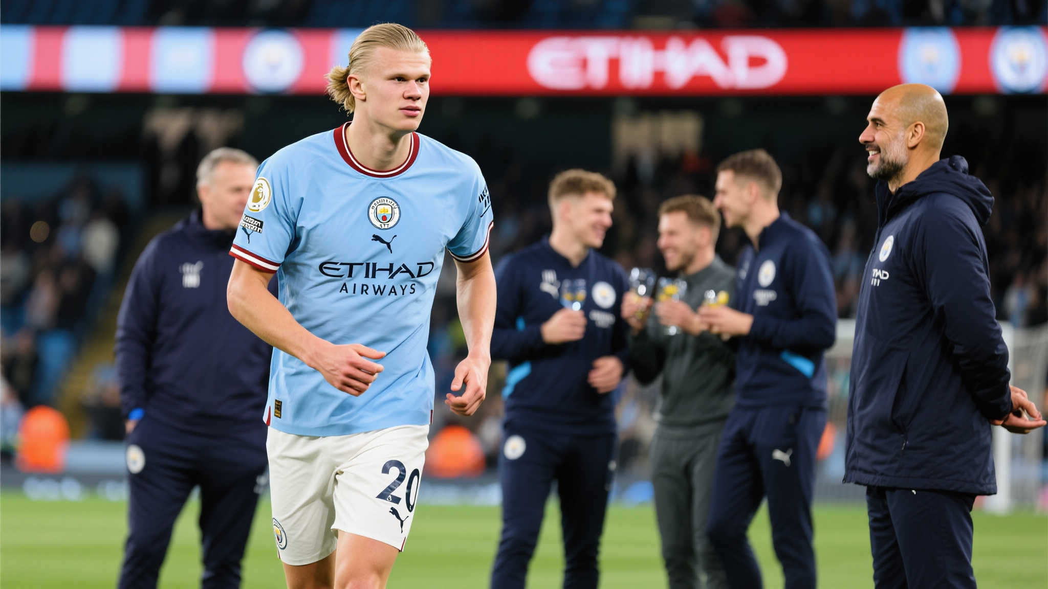 众所周知，作为顶级俱乐部曼城球队当家射手，哈兰德肩